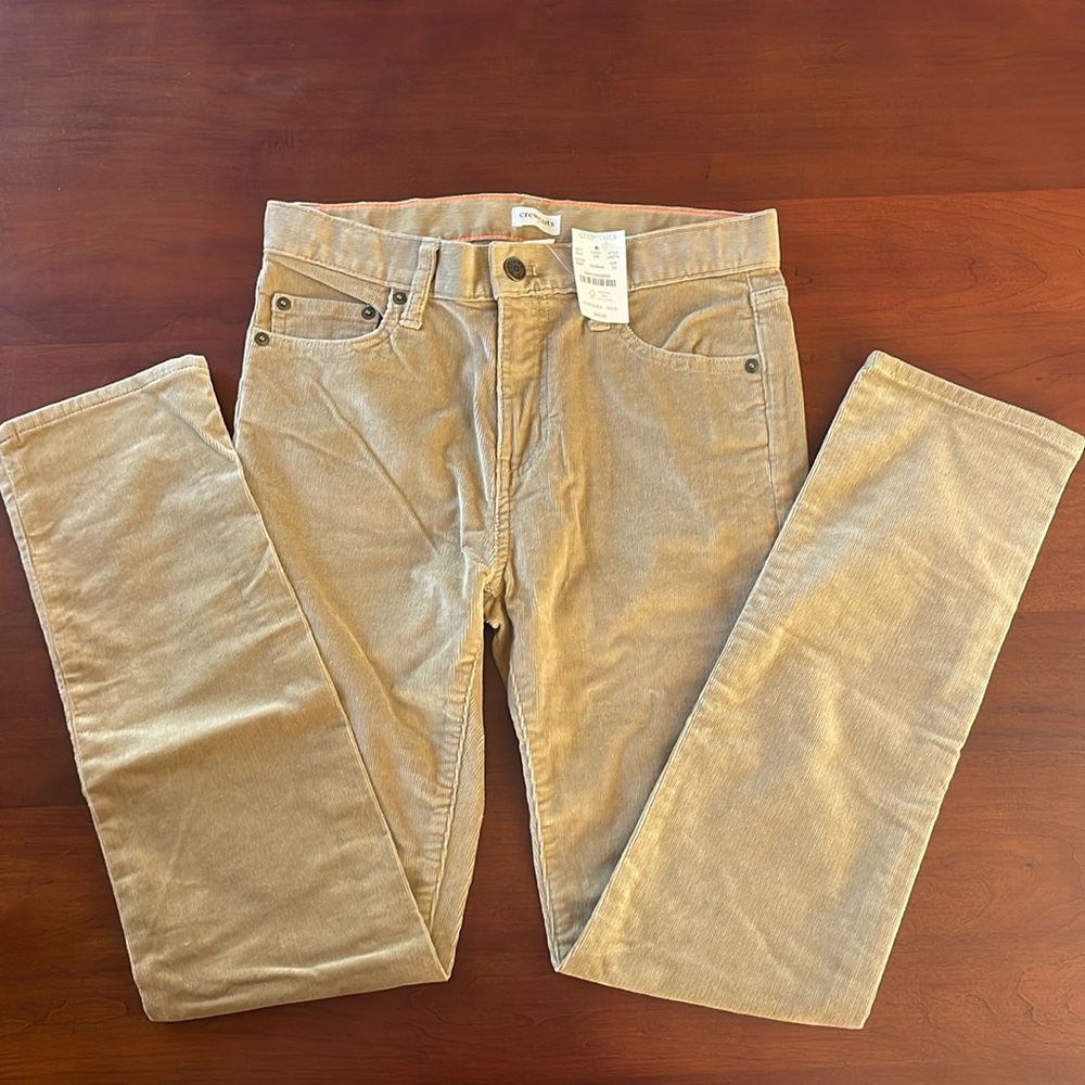Crew cuts boy’s corduroy pants khaki
